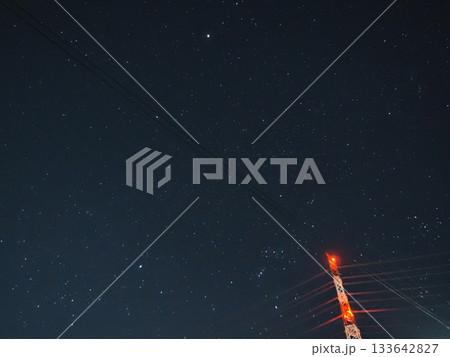 電線の上に広がる星空(20251119043455) 電線の上に広がる星空(20251119043455) 133642827