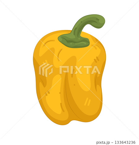 Illustration of bell pepper Illustration of bell pepper 133643236