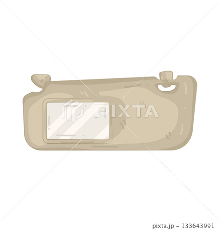 Illustration of sun visor 133643991