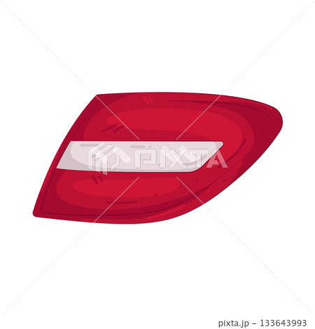 Illustration of car rear light Illustration of car rear light 133643993