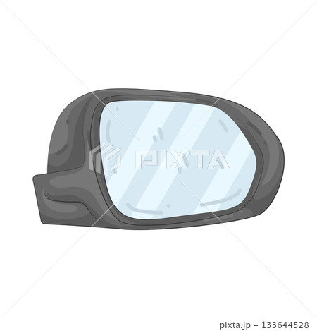 Illustration of car side mirror  133644528
