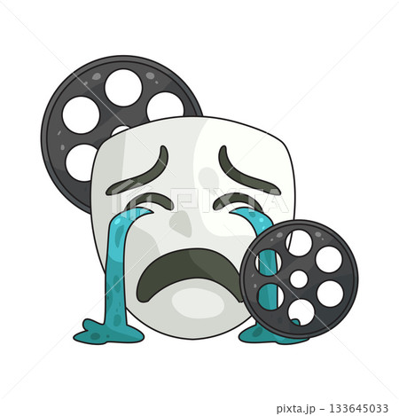 illustration of Drama movie illustration of Drama movie 133645033