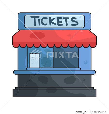 illustration of Ticket Booth illustration of Ticket Booth 133645043