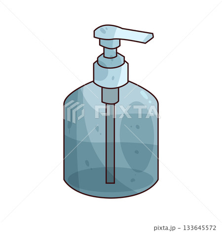 illustration of hand sanitizer 133645572