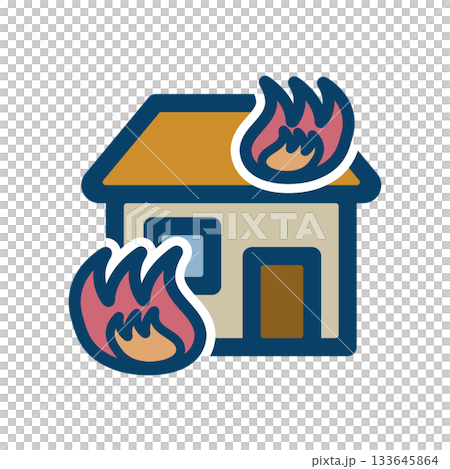 Fire icon illustration Fire icon illustration 133645864