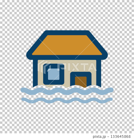 洪水圖像圖示插圖 133645868