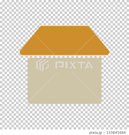 Simple house icon illustration Simple house icon illustration 133645884