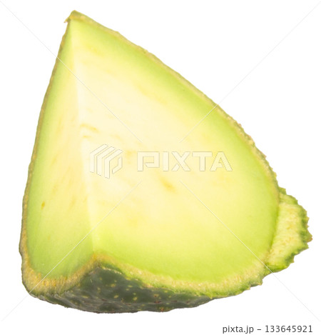 Avocado sliced seed pile fall drop slide scatter splash 133645921