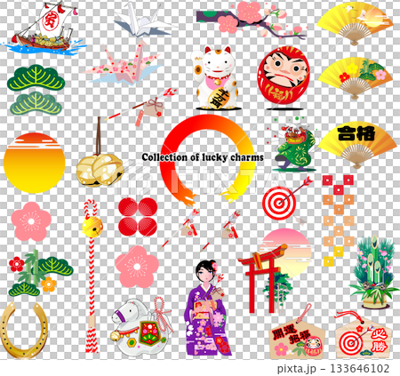 Japanese lucky charm collection-01 Japanese lucky charm collection-01 133646102
