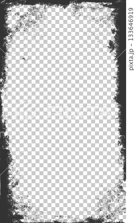 激しい傷とノイズのある黒いグランジテクスチャの背景素材 133646919