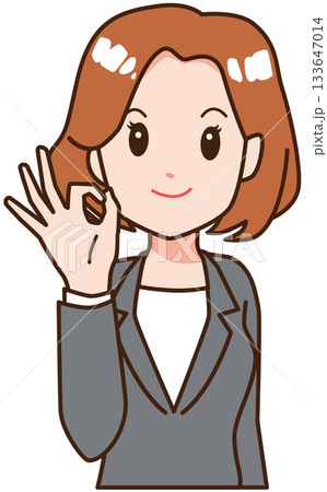 ビジネスパーソン説明する女性 133647014
