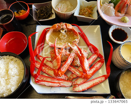 蟹料理 新鮮なズワイガニ(松葉ガニ) 蟹料理 新鮮なズワイガニ(松葉ガニ) 133647065