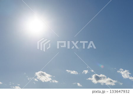 青空と太陽 青空と太陽 133647932