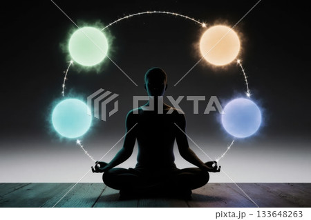 Meditating Within the Cryptocurrency Market Cycle Orbs Meditating Within the Cryptocurrency Market Cycle Orbs 133648263
