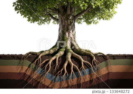 Dividend Portfolio as Tree with Income Canopy and Root System 133648272