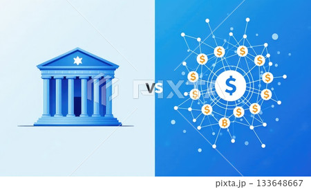 Centralized vs Decentralized Finance Network Comparison Centralized vs Decentralized Finance Network Comparison 133648667