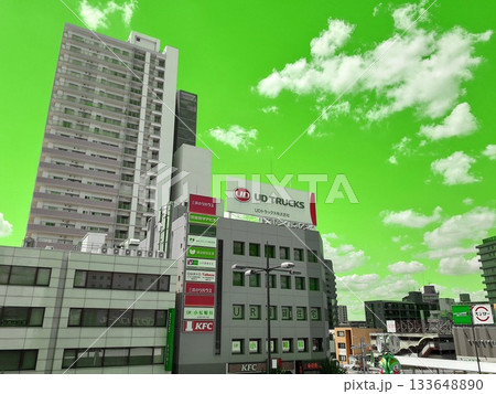 上尾駅前　（加工） 133648890