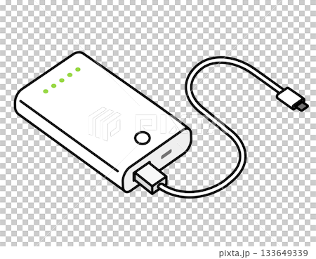 移動電池/移動充電器 133649339