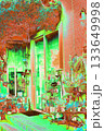 花や緑のある入口　（加工） 133649998