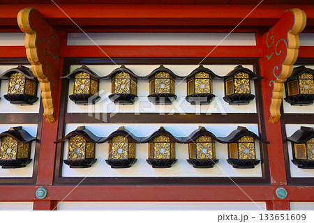 成田山新勝寺の中にある聖徳太子堂の外壁 成田山新勝寺の中にある聖徳太子堂の外壁 133651609