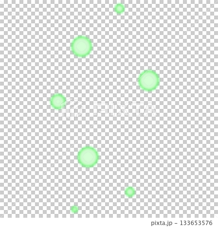 許多綠色的圓形光粒子 許多綠色的圓形光粒子 133653576