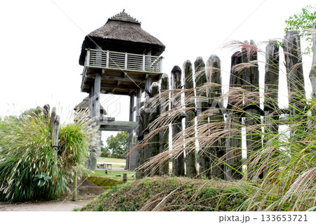 秋の吉野ヶ里歴史公園で散策 133653721