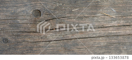 ligneous background, dark brown table surface. rustic wood texture. 133653878