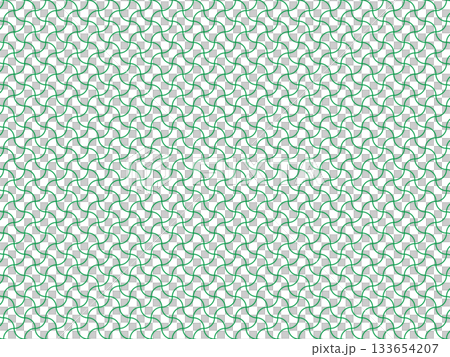 緑の線の分銅繋ぎの背景 133654207