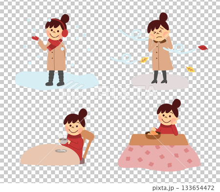 女性冬季套裝 133654472