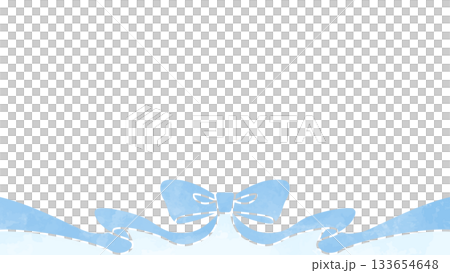 Ribbon decoration frame, background, watercolor style color Ribbon decoration frame, background, watercolor style color 133654648