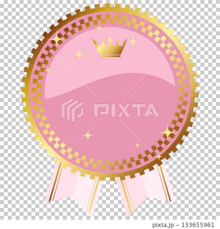 A luxurious, fairytale-like frame in pink and gold A luxurious, fairytale-like frame in pink and gold 133655961