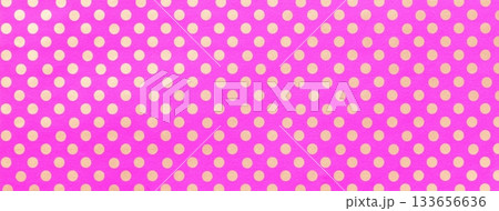 Light purple background from wrapping paper with golden polka dot pattern. Texture of magenta dotted backdrop Light purple background from wrapping paper with golden polka dot pattern. Texture of magenta dotted backdrop 133656636