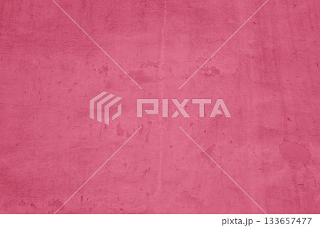 Pink toned colour grunge decorative wall background. Art rough stylized texture 133657477