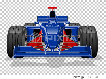 Vector formula 1 race car isolated 133658106