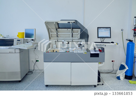 Advanced laboratory equipment for precise scientific testing in a modern research facility 133661853