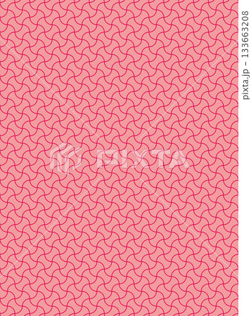 サーモンピンクの分銅繋ぎの背景 133663208