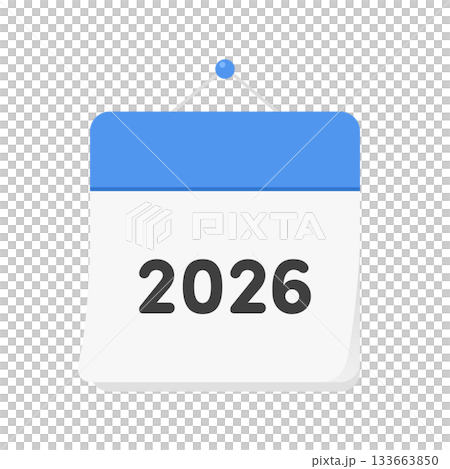 2026 年日曆圖示 - 簡約時尚的日曆和年度計畫封面圖片素材 2026 年日曆圖示 - 簡約時尚的日曆和年度計畫封面圖片素材 133663850