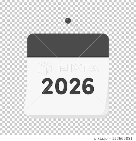 2026 年日曆圖示 - 簡約時尚的日曆和年度計畫封面圖片素材 2026 年日曆圖示 - 簡約時尚的日曆和年度計畫封面圖片素材 133663851