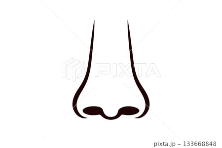Human nose icon 133668848