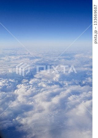 飛行機から見た風景 飛行機から見た風景 133669687