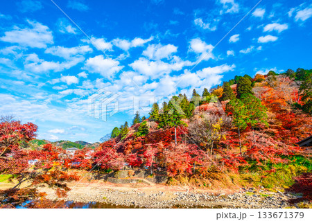 香嵐渓の紅葉 133671379
