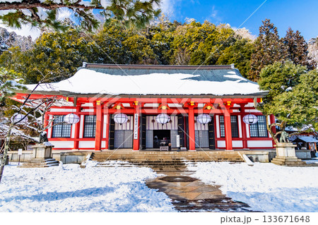 京都 冬の鞍馬寺 本殿金堂 京都 冬の鞍馬寺 本殿金堂 133671648