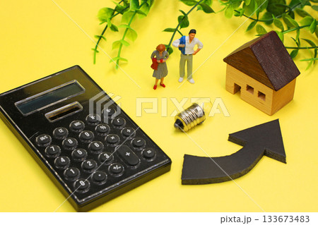 値上がりする電気代のイメージ 133673483