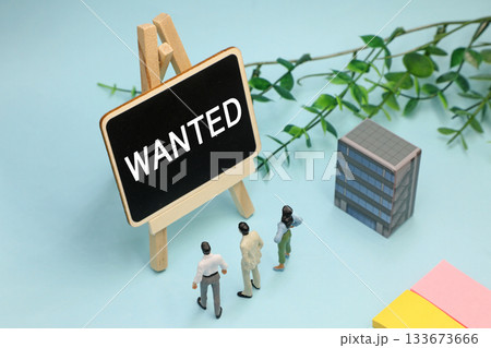 WANTEDの文字素材 133673666