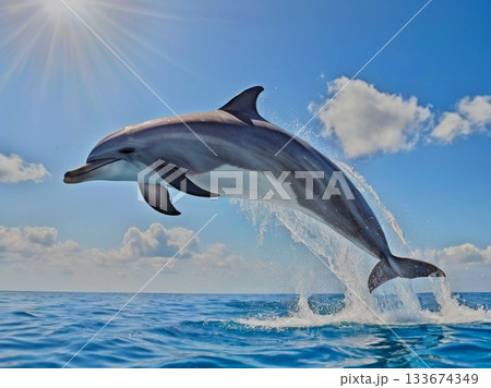 豪快ジャンプ 133674349