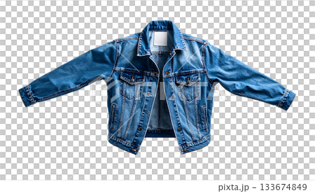 輕盈飄逸的極簡風格牛仔外套 133674849