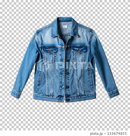 輕盈飄逸的極簡風格牛仔外套 133674855