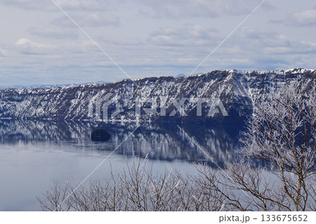 早春の裏摩周湖 早春の裏摩周湖 133675652