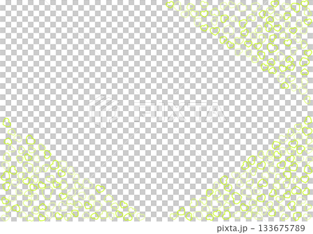 Heart pattern background, yellow-green, 3-color border heart Heart pattern background, yellow-green, 3-color border heart 133675789