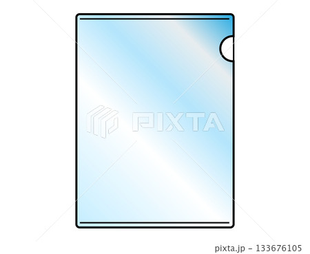 オフィス用品　ファイルのアイコン素材 133676105